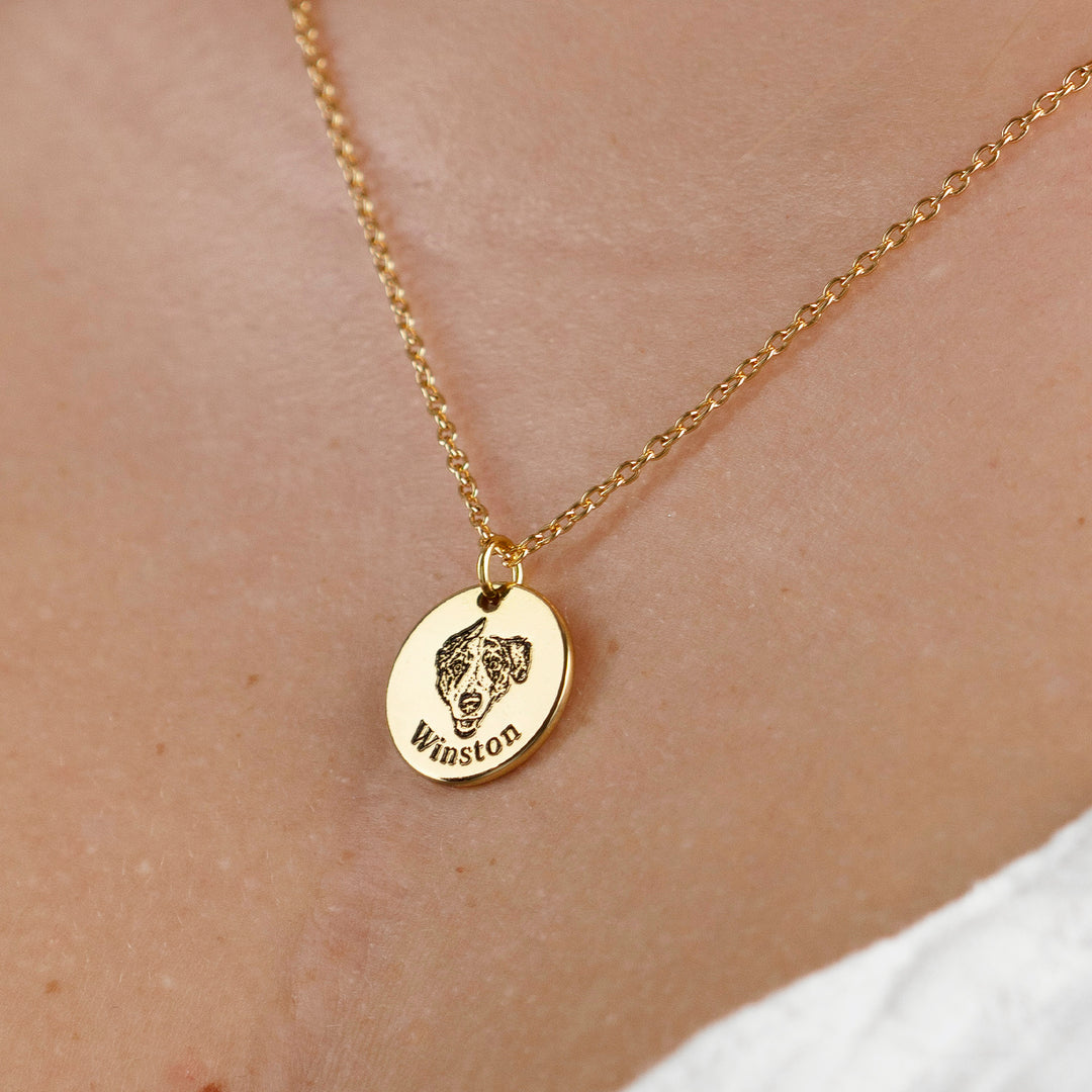 Custom Engraved Pet Necklace - Wear It Forever