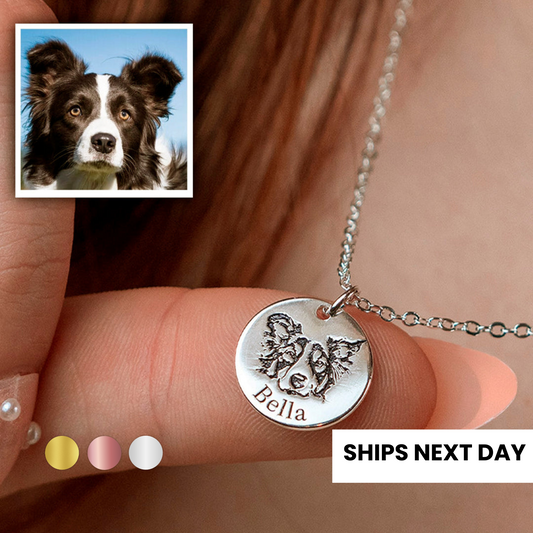 Custom Engraved Pet Necklace - Wear It Forever