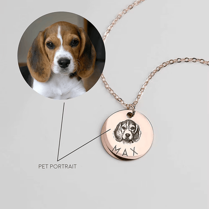 Custom Engraved Pet Necklace - Wear It Forever